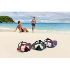 MASCHERA IMMERSIONI CRUSADER PRO CINTURINO SILICONE REGOLABILE 14+ ANNI 3 COLORI 22074