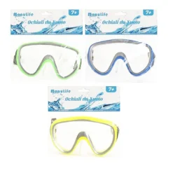 MASCHERA MARE NUOTO PISCINA ESTATE SPORT IMMERSIONI 160X100MM VARI COLORI 605430