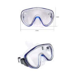 MASCHERA MARE NUOTO PISCINA ESTATE SPORT IMMERSIONI 160X100MM VARI COLORI 605430