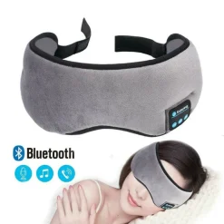 MASCHERA NOTTE COPRI OCCHI PER DORMIRE DA VIAGGIO CON CUFFIE BLUETOOTH Q-YZ1