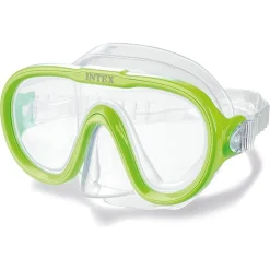 MASCHERA NUOTO BAMBINI REGOLABILE LENTI IN POLICARBONATO COLORI ASSORTITI 55916