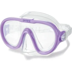 MASCHERA NUOTO BAMBINI REGOLABILE LENTI IN POLICARBONATO COLORI ASSORTITI 55916
