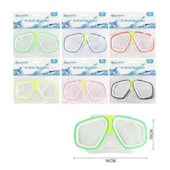 MASCHERA NUOTO PISCINA MARE ESTATE SPORT IMMERSIONI 16X10 CM VARI COLORI 605413