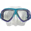 MASCHERA PER IMMERSIONI SUBACQUEE SNORKELING SUB MARE PISCINA COLORE BLU AZZURRO