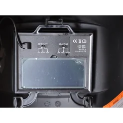 MASCHERA PER SALDATURA CASCO PER FABBRO PROTEZIONE A CRISTALLI LIQUIDI 92X42MM