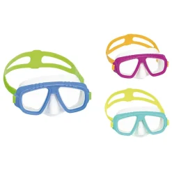 MASCHERA SUB CAYMEN 3-6 ANNI 3 COLORI LENTI IN POLICARBONATO PROTEZIONE UV 22011