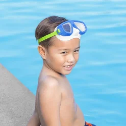 MASCHERA SUB CAYMEN 3-6 ANNI 3 COLORI LENTI IN POLICARBONATO PROTEZIONE UV 22011