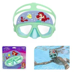 MASCHERA SUBACQUEA ARIEL PER BAMBINI REGOLABILI NUOTO PISCINA MARE ESTATE 3+