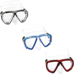 MASCHERA SUBACQUEA BLACKSTRIPE 14+ANNI PER PISCINA MARE 3 COLORI ASSORTITI 22052