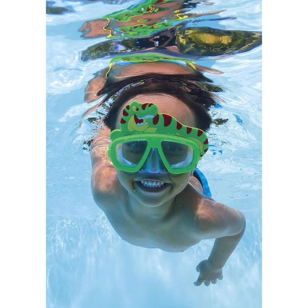 MASCHERA SUBACQUEA PER BAMBINI CON ANIMALETTI 3+ ANNI 3 FANTASIE ASSORTITE 22064