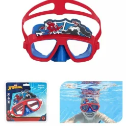MASCHERA SUBACQUEA SPIDERMAN PER BAMBINI REGOLABILI NUOTO PISCINA MARE ESTATE 3+