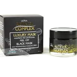 MASCHERA VISO PURIFICANTE PEEL OFF BLACK MASCK CON MICROPARTICELLE IONIZZATE ORO