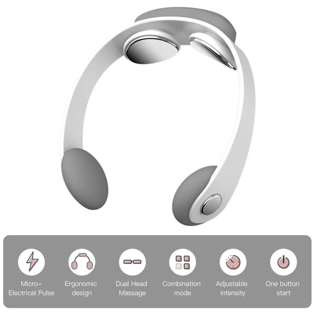 MASSAGGIATORE AD IMPULSI ELETTRICO PER IL COLLO SOLLIEVO MUSCOLARE CERVICALE EMS