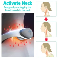 MASSAGGIATORE AD IMPULSI ELETTRICO PER IL COLLO SOLLIEVO MUSCOLARE CERVICALE EMS