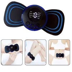 MASSAGGIATORE CERVICALE ELETTROSTIMOLATORE MINI PORTATILE MASSAGGIO COLLO