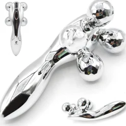 MASSAGGIATORE 4D MASSAGGIO 4 RULLI GIREVOLI A 360° PER CURA PELLE CORPO Q-AM18