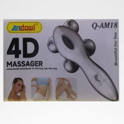 MASSAGGIATORE 4D MASSAGGIO 4 RULLI GIREVOLI A 360° PER CURA PELLE CORPO Q-AM18