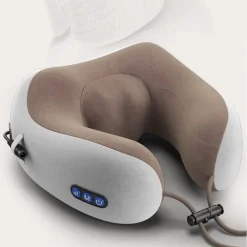 MASSAGGIATORE ELETTRICO MASSAGGIO CERVICALE SPALLA CUSCINO MASSAGGIANTE RELAX MUSCOLARE