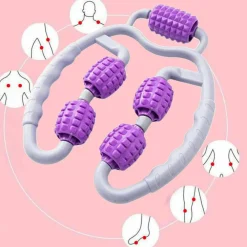 MASSAGGIATORE MUSCOLARE CON RULLI ROLAX PER GAMBE POLPACCI CORPO MASSAGGIO RELAX