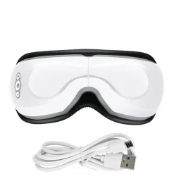 MASSAGGIATORE OCCHI RICARICABILE MASSAGGIO VIBRANTE COMPRESSIONE ARIA CALDA