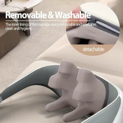 MASSAGGIATORE PER COLLO SCHIENA SPALLE GAMBE CALORE MASSAGGIANTE RICARICABILE 5D