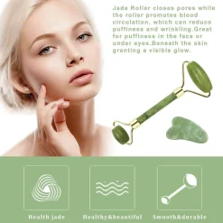 MASSAGGIATORE RULLO DOPPIO PER VISO FACCIA COLLO PELLE RIDUCI RUGHE ANTIETà