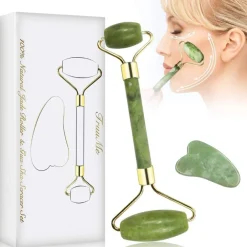 MASSAGGIATORE RULLO DOPPIO PER VISO FACCIA COLLO PELLE RIDUCI RUGHE ANTIETà