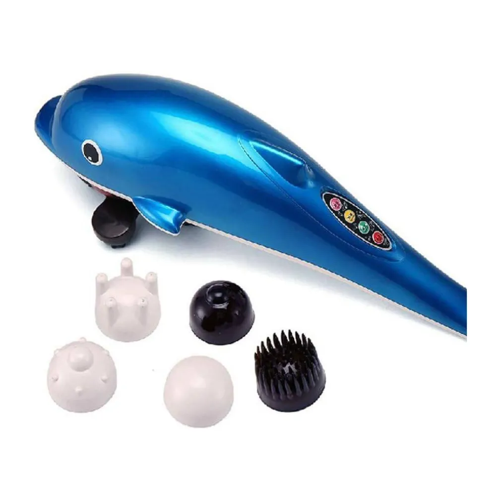 MASSAGGIATORE VIBRANTE DELFINO RILASSANTE CURATIVO SCHIENA GAMBE CERVICALE