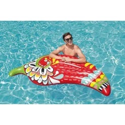 MATERASSINO FASHION PEPERONCINO ISPIRAZIONE AZTECA 195X99 CM MARE PISCINA 43490