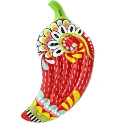 MATERASSINO FASHION PEPERONCINO ISPIRAZIONE AZTECA 195X99 CM MARE PISCINA 43490