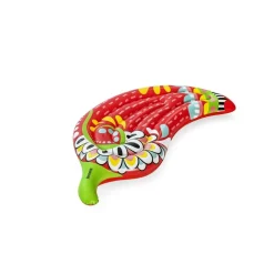 MATERASSINO FASHION PEPERONCINO ISPIRAZIONE AZTECA 195X99 CM MARE PISCINA 43490