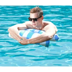 MATERASSINO GALLEGGIANTE AMACA GONFIABILE PER PISCINA SPIAGGIA MARE 130X70CM 618441