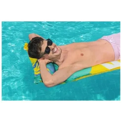 MATERASSINO GONFIABILE AIR MAT MULTICOLOR 2 TUBI 183 X 69 CM FANTASIE ASS. 44033