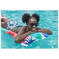 MATERASSINO GONFIABILE AIR MAT MULTICOLOR 2 TUBI 183 X 69 CM FANTASIE ASS. 44033