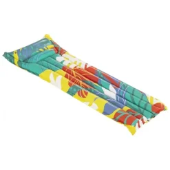 MATERASSINO GONFIABILE AIR MAT MULTICOLOR 2 TUBI 183 X 69 CM FANTASIE ASS. 44033