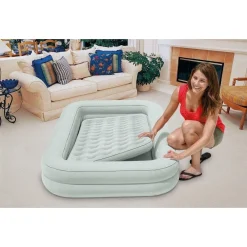 MATERASSINO GONFIABILE BABY CON POMPA MANUALE PVC 107X168X25CM PER BAMBINI 66810