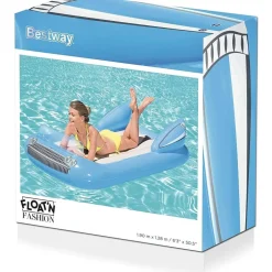 MATERASSINO GONFIABILE CONVERTIBILE A FORMA DI AUTO MARE PISCINA 190 X 128 CM