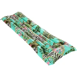 MATERASSINO GONFIABILE FANTASIA FLOREALE 183X69CM PER MARE SPIAGGIA PISCINA 019962