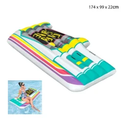 MATERASSINO GONFIABILE GALLEGGIANTE PISCINA AQUA ARCADE GRAFICA FORMA VIDEOGIOCO 43851