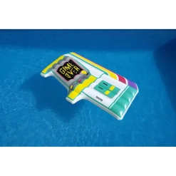 MATERASSINO GONFIABILE GALLEGGIANTE PISCINA AQUA ARCADE GRAFICA FORMA VIDEOGIOCO 43851