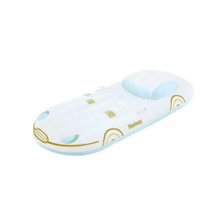 MATERASSINO GONFIABILE GALLEGGIANTE PISCINA 228X108CM PORTABIBITE MANIGLIE 43651