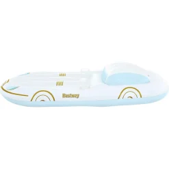 MATERASSINO GONFIABILE GALLEGGIANTE PISCINA 228X108CM PORTABIBITE MANIGLIE 43651