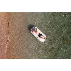 MATERASSINO GONFIABILE GALLEGGIANTE PISCINA 228X108CM PORTABIBITE MANIGLIE 43651