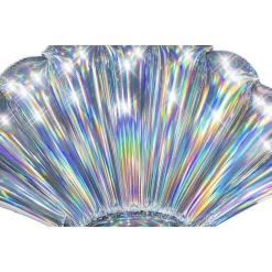 MATERASSINO GONFIABILE LOUNGE CONCHIGLIA IRIDESCENTE 185X114CM MARE PISCINA 43414