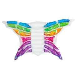 MATERASSINO GONFIABILE RAINBOW BUTTERFLY FARFALLA ADULTI PISCINA MARE SPIAGGIA