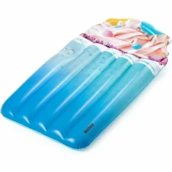 MATERASSINO GONFIABILE STAMPA REALISTICA FRAPPE MARE PISCINA 170X90CM BESTWAY