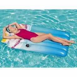 MATERASSINO GONFIABILE STAMPA REALISTICA FRAPPE MARE PISCINA 170X90CM BESTWAY