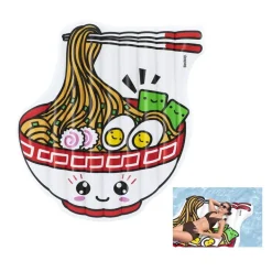 MATERASSINO ISOLA GONFIABILE FORMA CIOTOLA RAMEN 183X168 CM SPIAGGIA PISCINA 43841