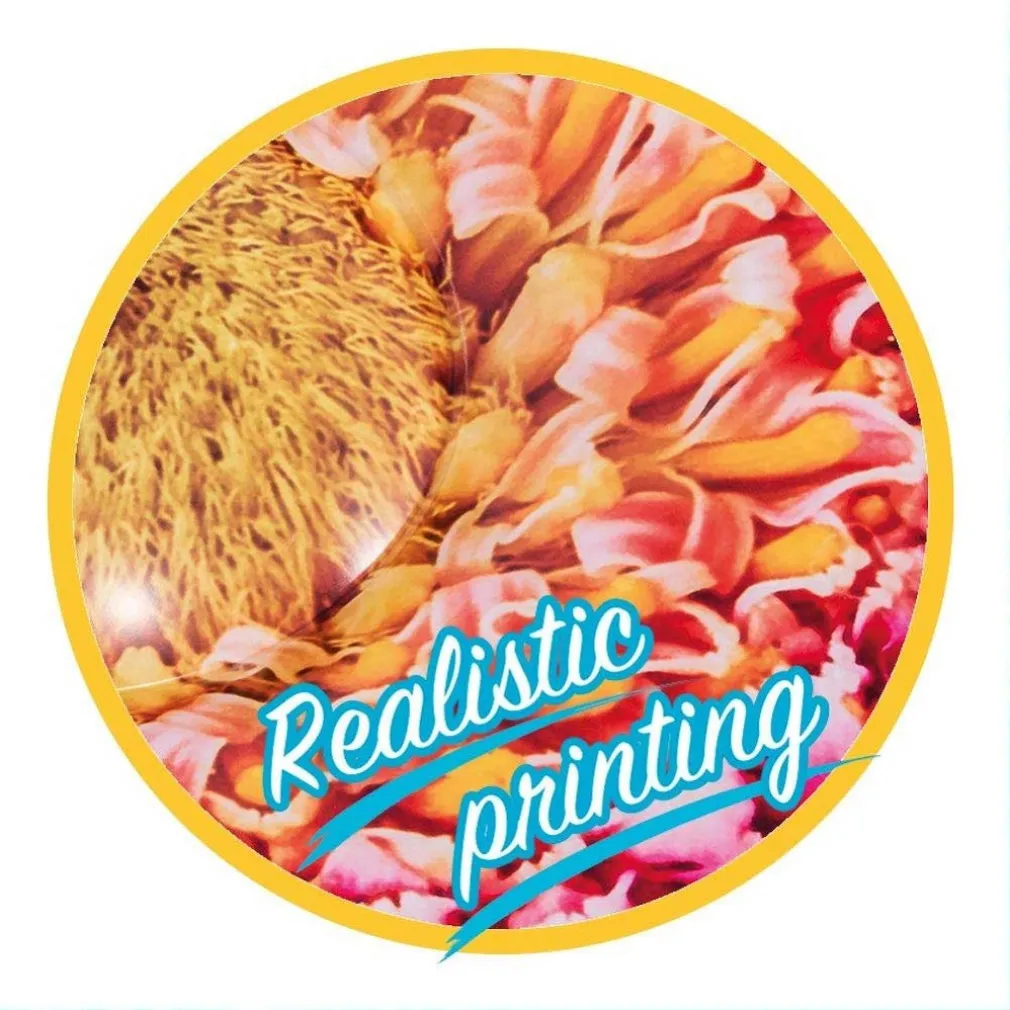 MATERASSINO ISOLA GONFIABILE STAMPA MARGHERITA PVC MARE PISCINA 142 X 142 CM