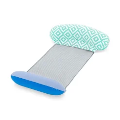 MATERASSINO LUXURY CON RETE GONFIABILE 145 X 87 CM PER PISCINA MARE ESTATE 43555